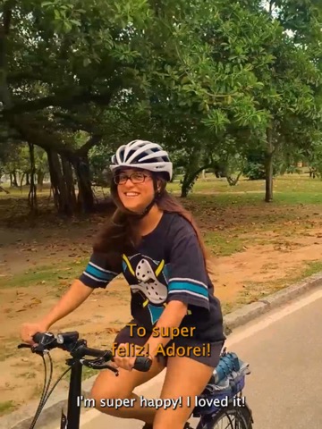 Vídeo de aula de bike da Pedalamos no TikTok